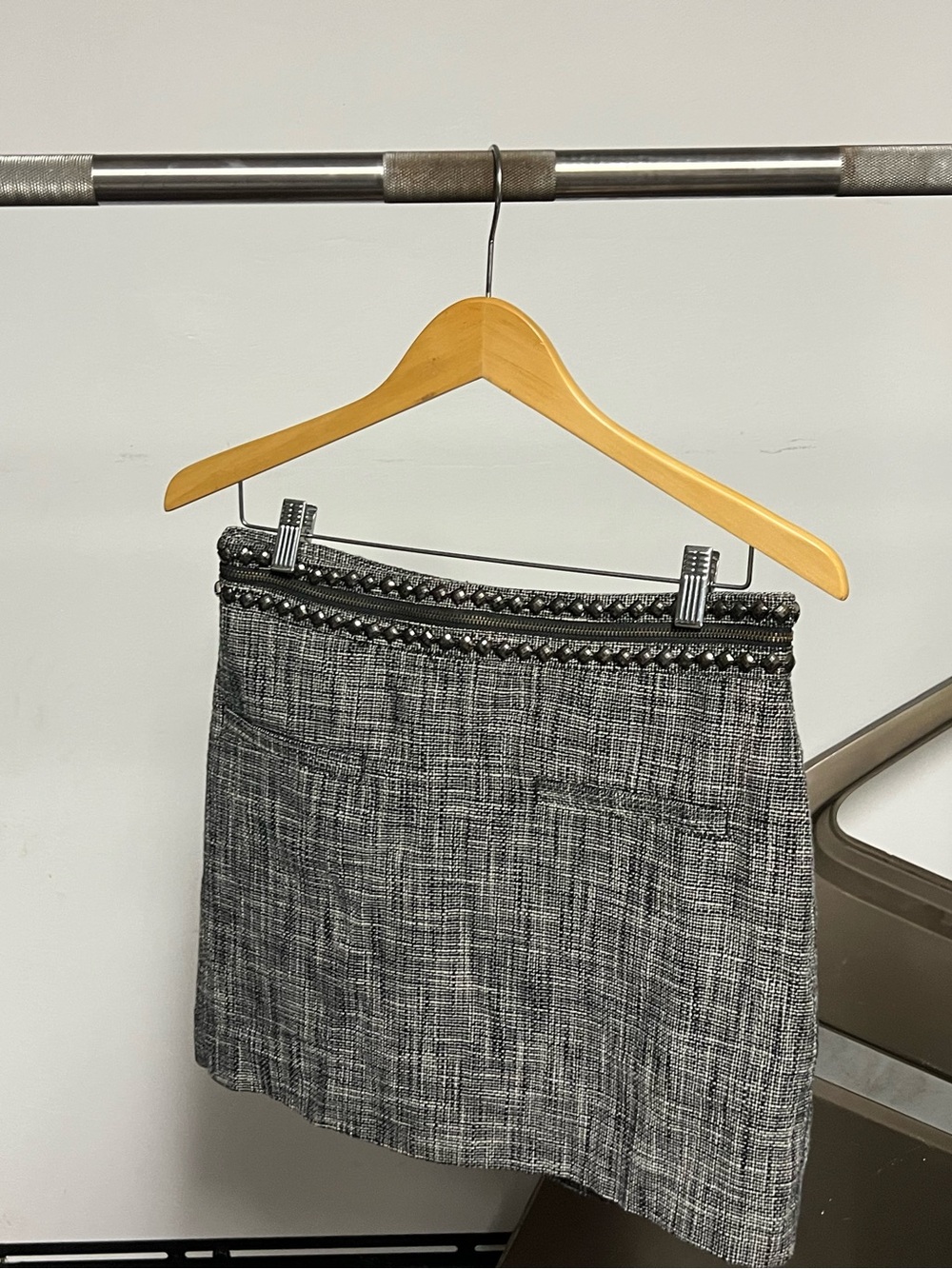 NWT H&M Sz 10 Mini Mini Skirt with Embellished Waistban